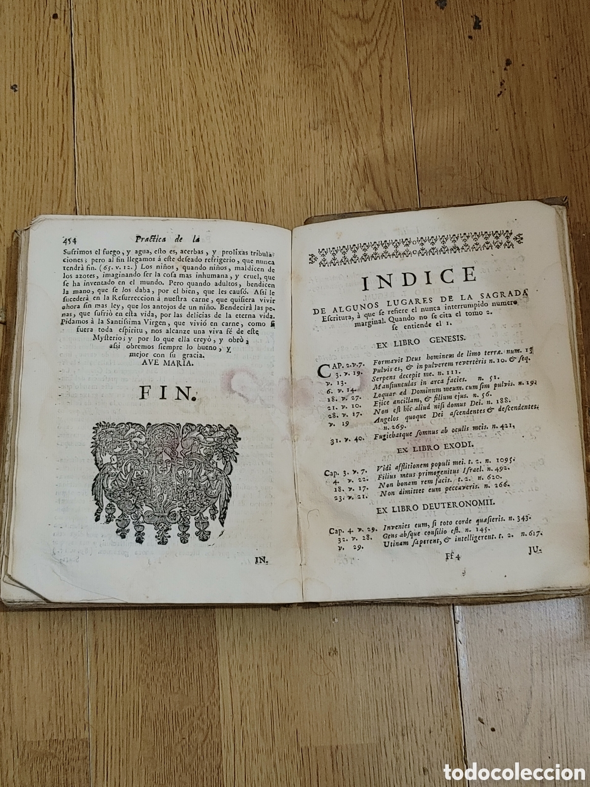 Libros antiguos: PRACTICA DE LA PALABRA DE DIOS . A&ntilde;o de 1753. - Foto 6