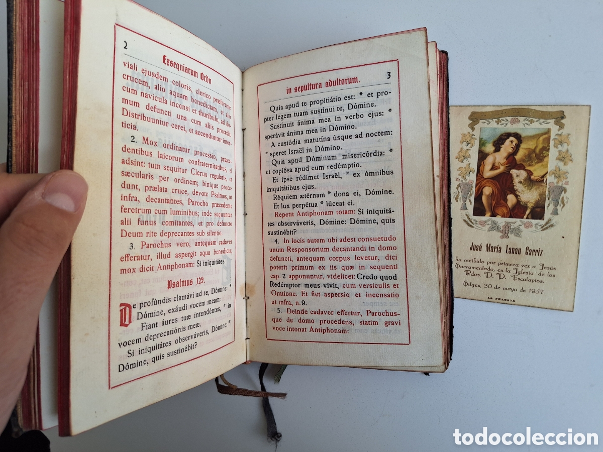 Libros antiguos: Manuale Rituum, Barcinone 1916 - Foto 9