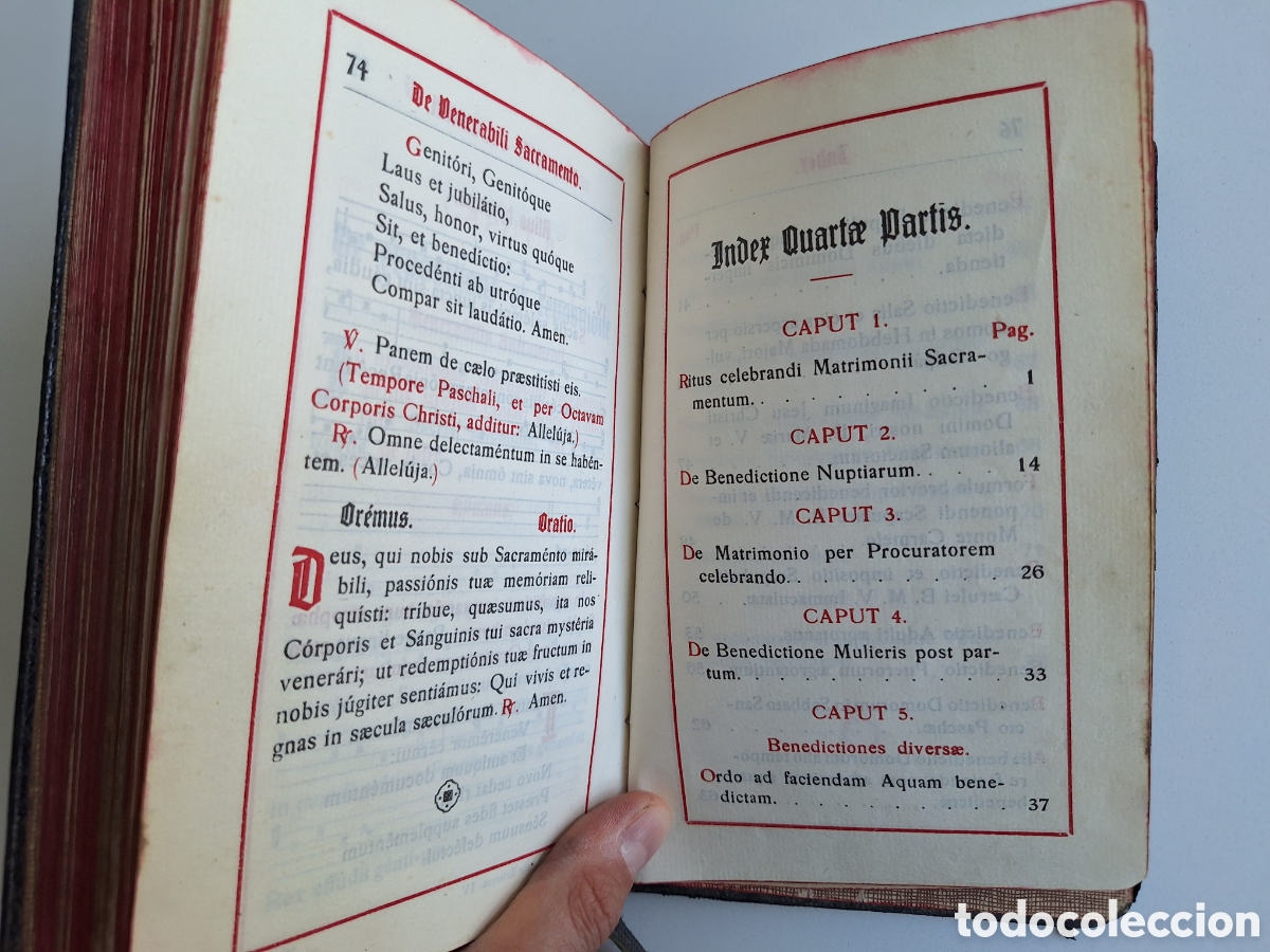 Libros antiguos: Manuale Rituum, Barcinone 1916 - Foto 11