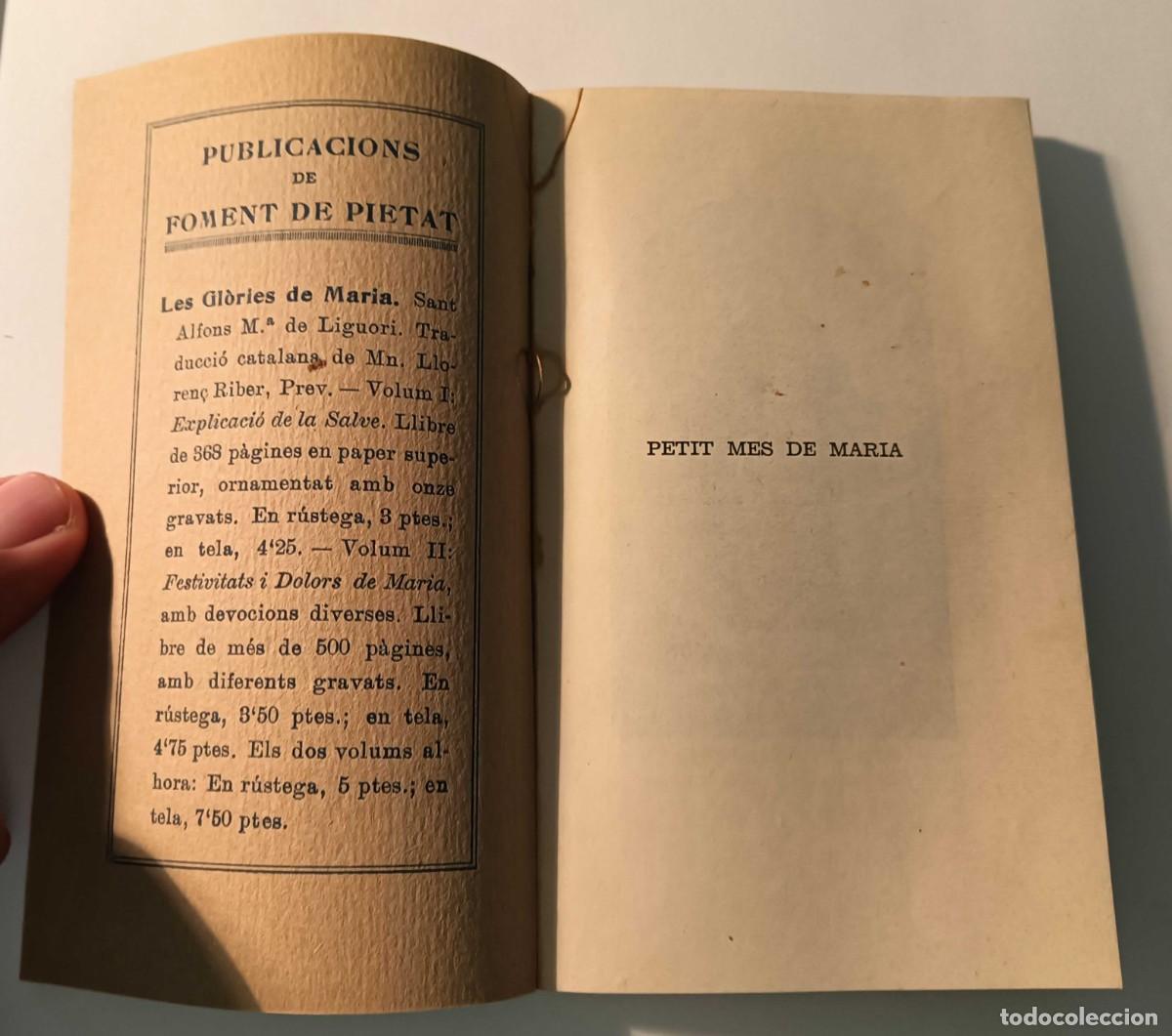 Libros antiguos: Librito Devocional Antiguo: &rdquo;Petit Mes de Maria&rdquo; (1930) - Foto 2