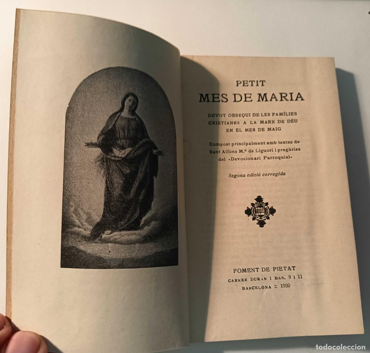 Libros antiguos: Librito Devocional Antiguo: &rdquo;Petit Mes de Maria&rdquo; (1930) - Foto 3