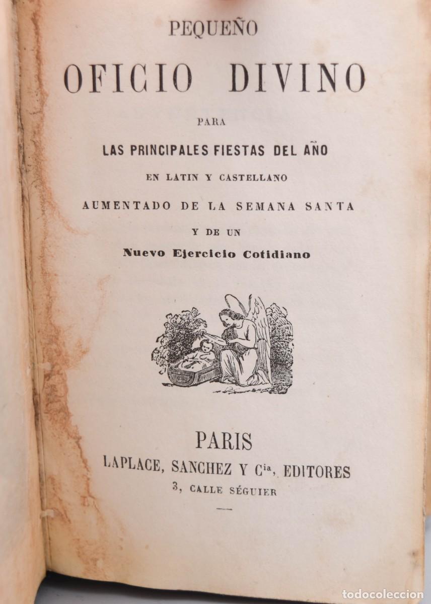 Libros antiguos: Misal antiguo con tapas en n&aacute;car - Foto 6
