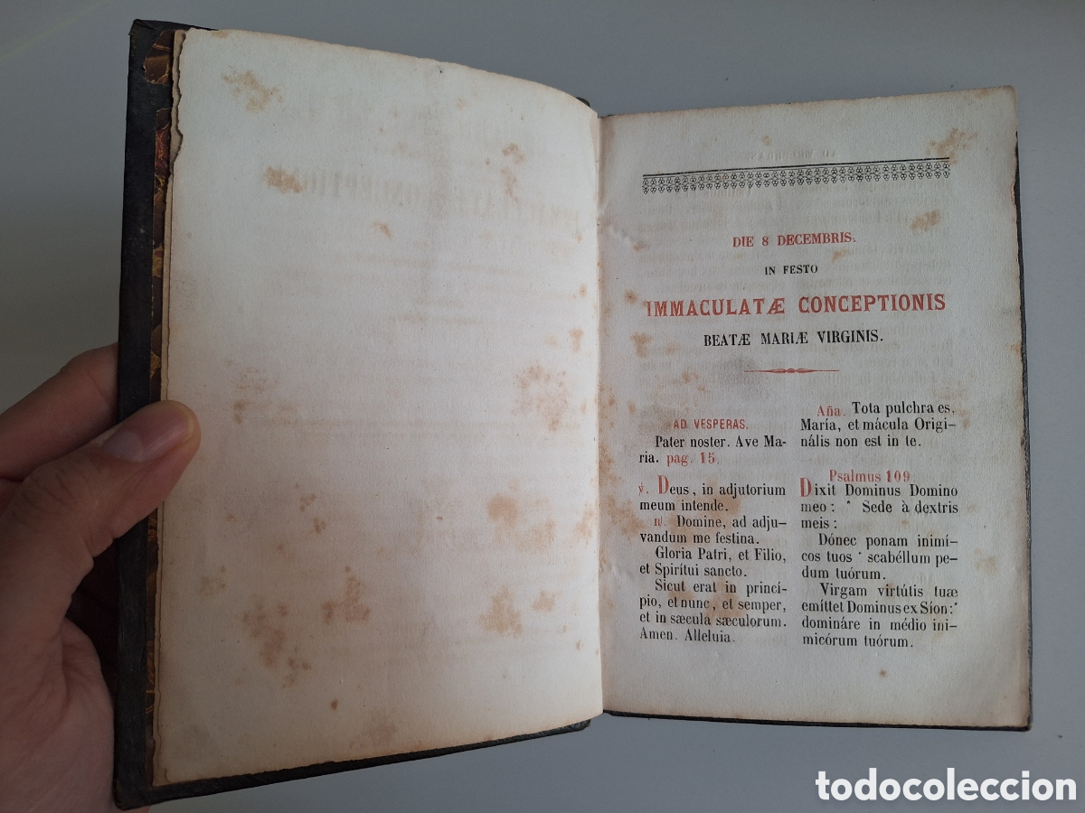 Libros antiguos: Oficio Inmaculada, latin, a&ntilde;o 1863 - Foto 8