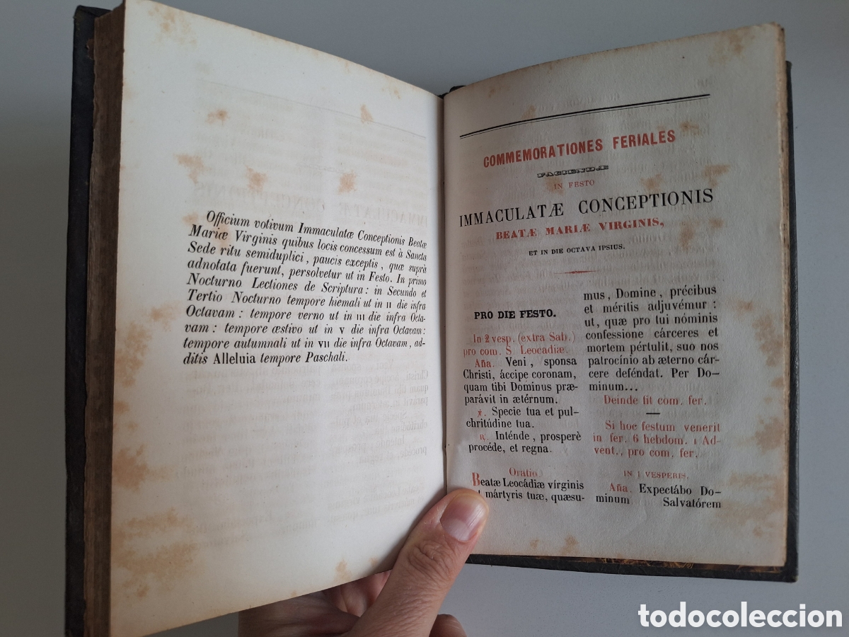 Libros antiguos: Oficio Inmaculada, latin, a&ntilde;o 1863 - Foto 9