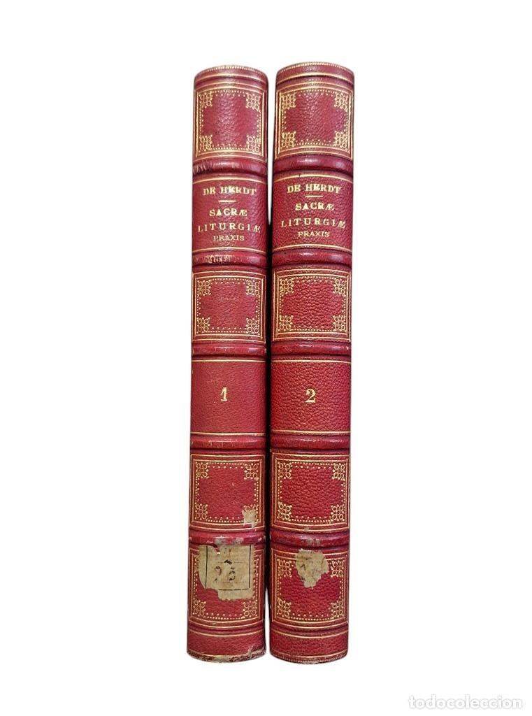 Antiquarische B&uuml;cher: Herdt, P.J.B. de.- SACRAE LITURGIAE PRAXIS, JUXTA RITUM ROMANUM (I - II) 1877