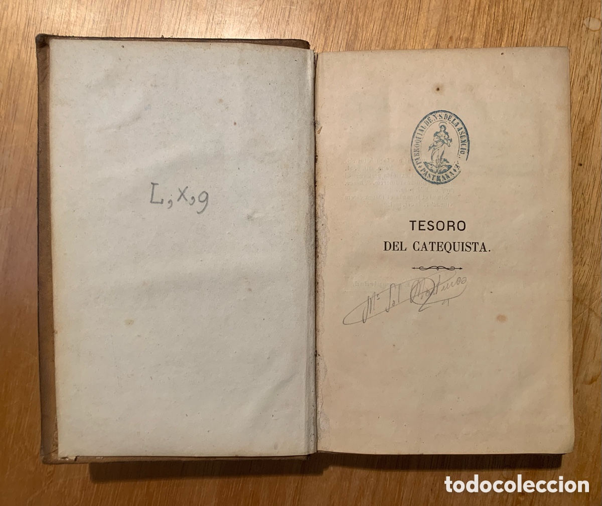 Libros antiguos: Tesoro del catequista - Foto 3