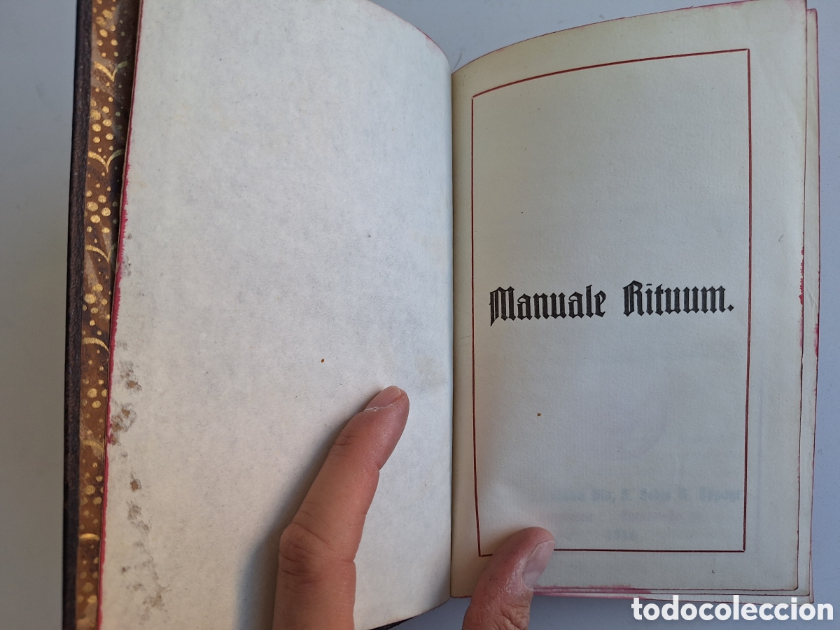 Libros antiguos: Manuale Rituum, Barcinone 1916 (E02) - Foto 6