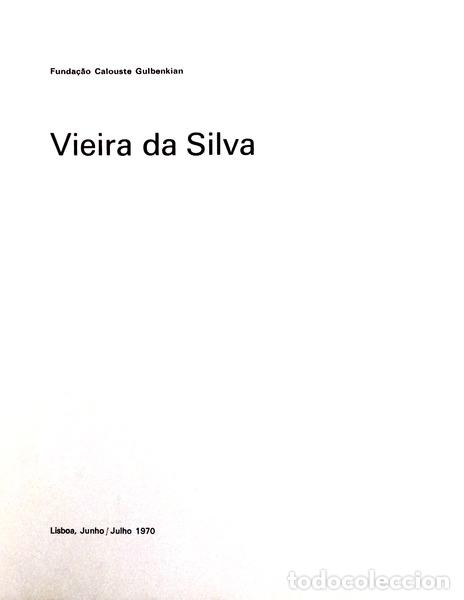 Libros antiguos: VIEIRA DA SILVA. - Foto 2