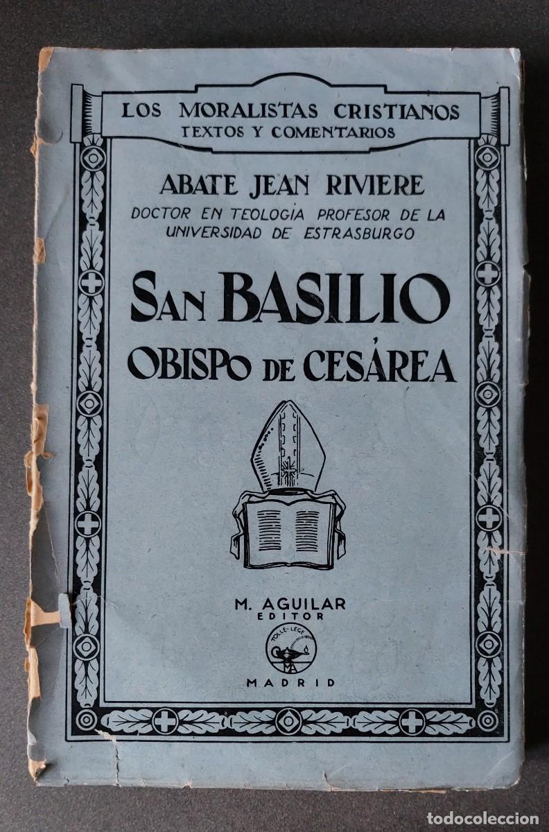 Libros antiguos: San Basilio obispo de Ces&aacute;rea - Foto 1
