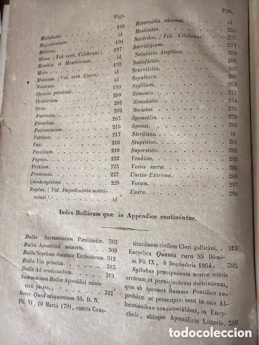 Libros antiguos: CASUS CONSCIENTIAE BENEDICTI - Foto 3