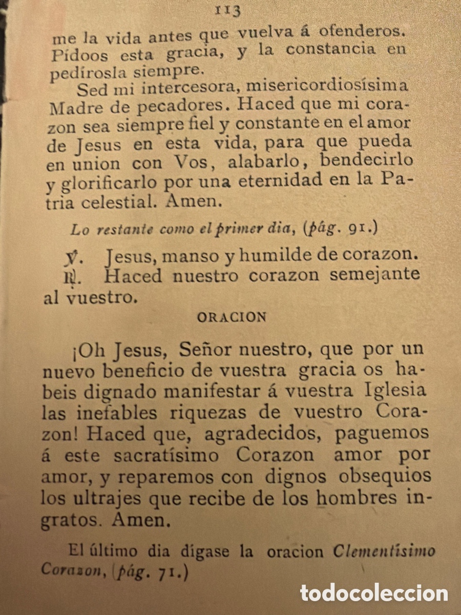 Libros antiguos: EL DEVOTO DEL SAGRADO CORAZ&Oacute;N DE JES&Uacute;S. - Foto 2
