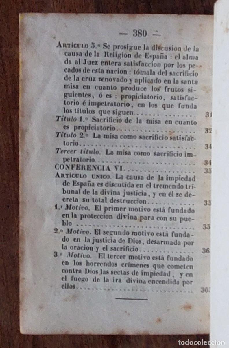 Libros antiguos: LUCHA DEL ALMA CON DIOS 1843 - Foto 8