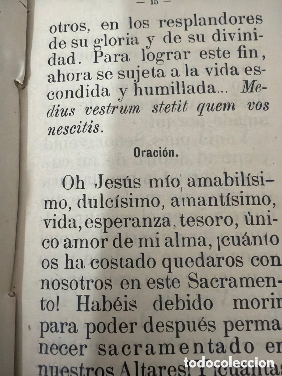 Libros antiguos: Jes&uacute;s en la vida eucar&iacute;stica Madrid - Foto 2