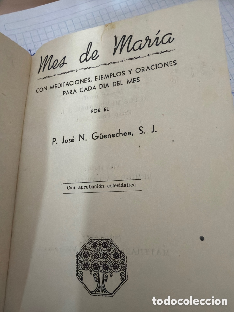 Libros antiguos: El mes de Mar&iacute;a P. Jos&eacute; - Foto 1