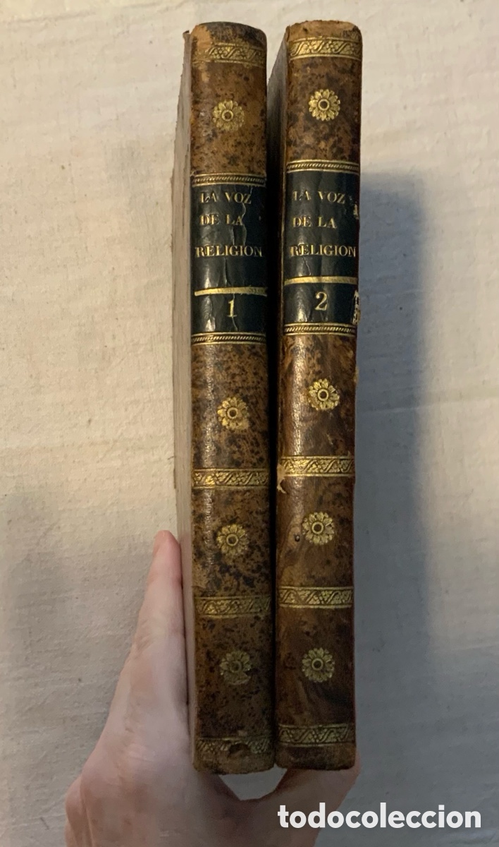 Livres anciens: La voz de la religi&oacute;n. Tomos I y II. 1837