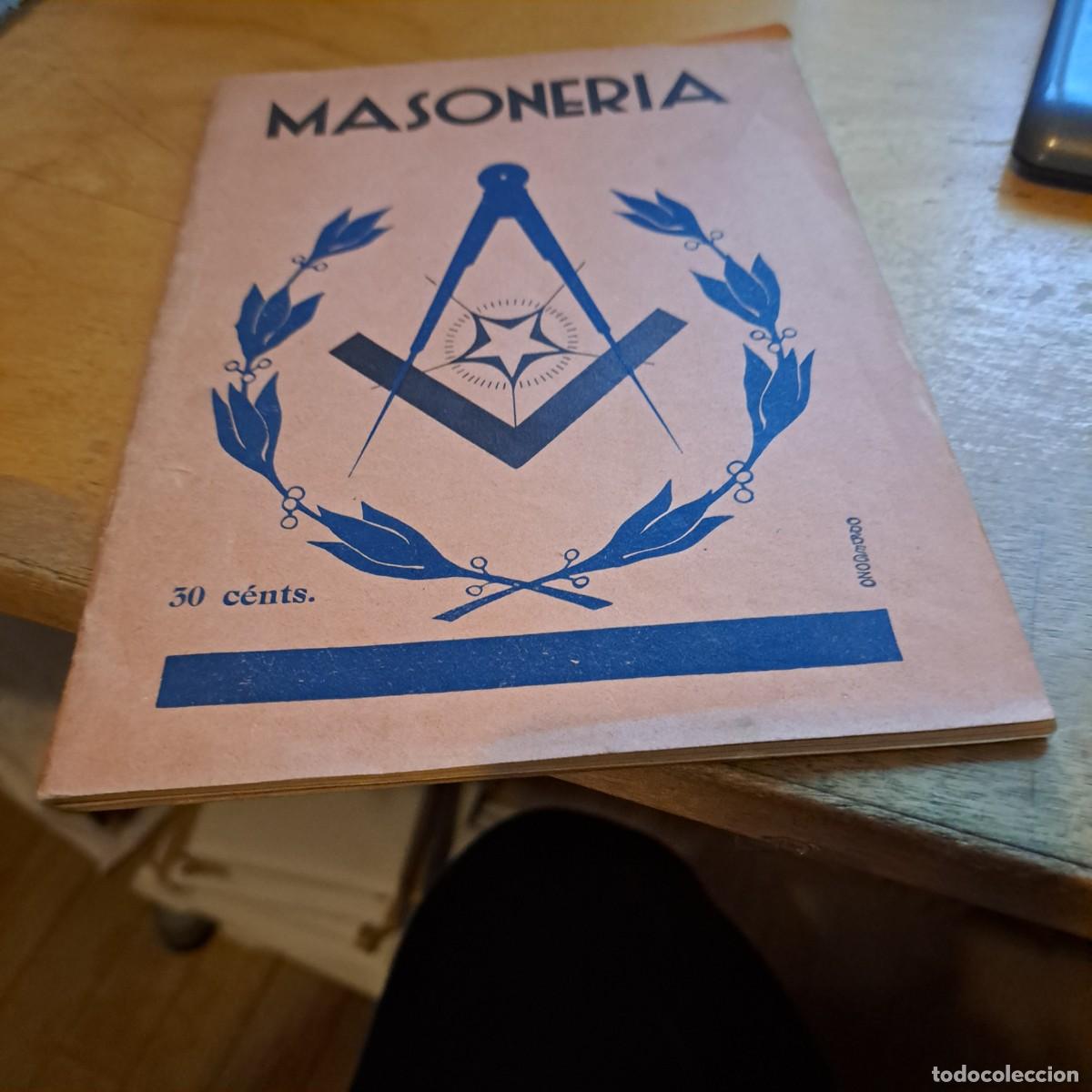 Livros antigos: MASONER&Iacute;A. &iquest;Qu&eacute; es la masoner&iacute;a?. Serie Antimas&oacute;nica. MADRID 1932 - MUY BUEN ESTADO 46 PAGINAS 22 CM