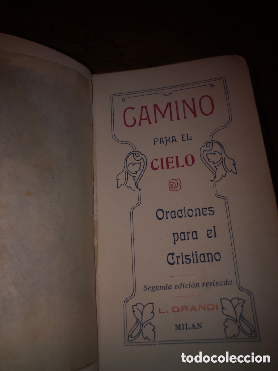 Libros antiguos: Libro camino para el cielo - Foto 1