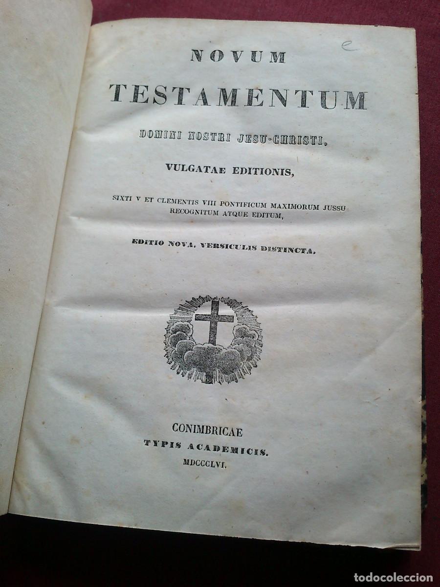 Livres anciens: Novum Testamentum Domini Nostri Jesu-Christi 1856
