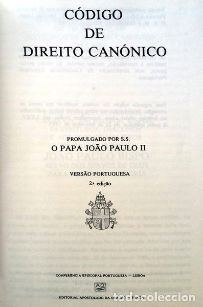 Libros antiguos: C&Oacute;DIGO DE DIREITO CAN&Oacute;NICO. [2.&ordf; EDI&Ccedil;&Atilde;O] - Foto 1