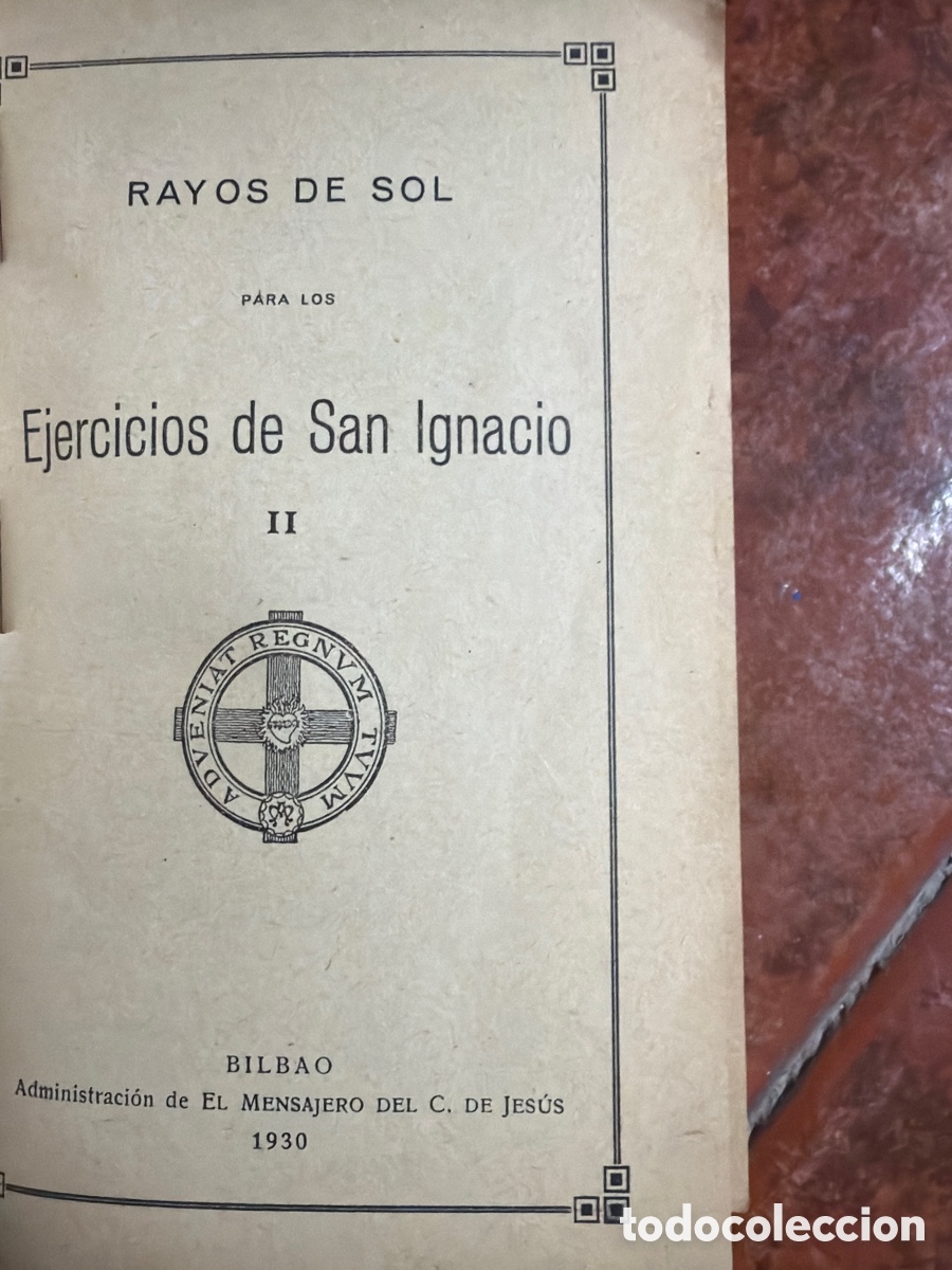 Libros antiguos: Ejercicio de san Ignacio - Foto 1