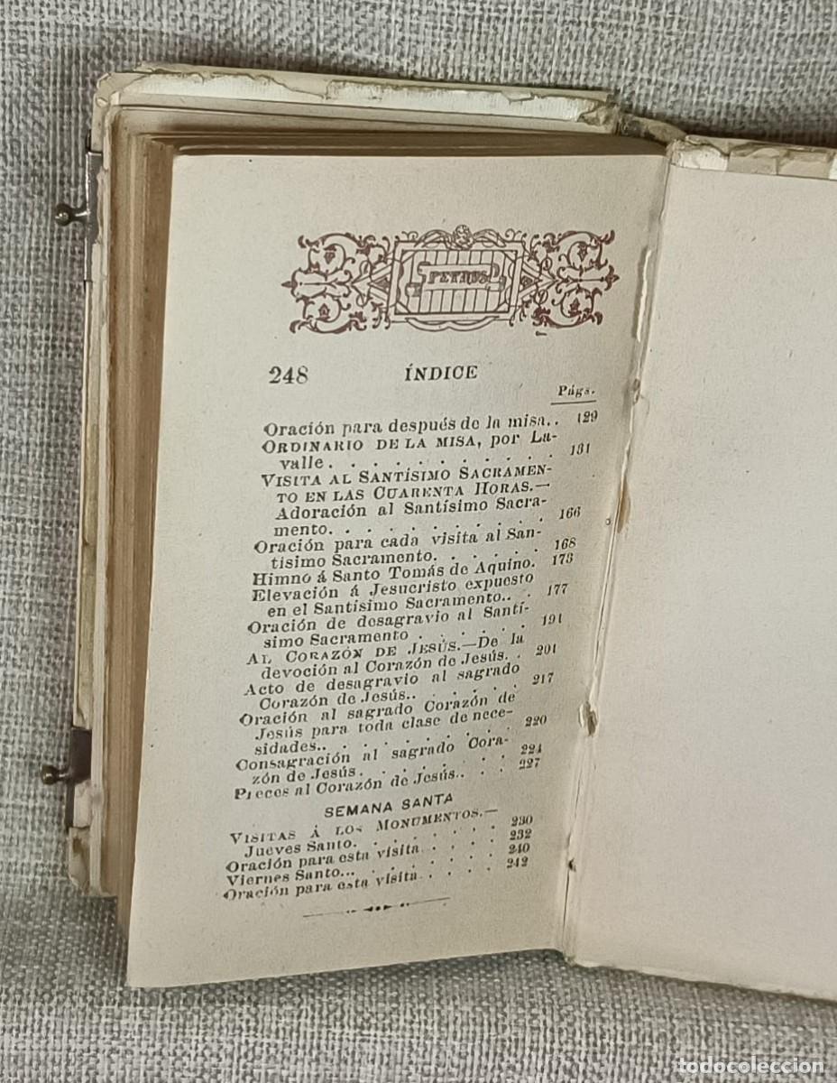 Libros antiguos: Llave del Para&iacute;so. Devocionario 1906 - Foto 7