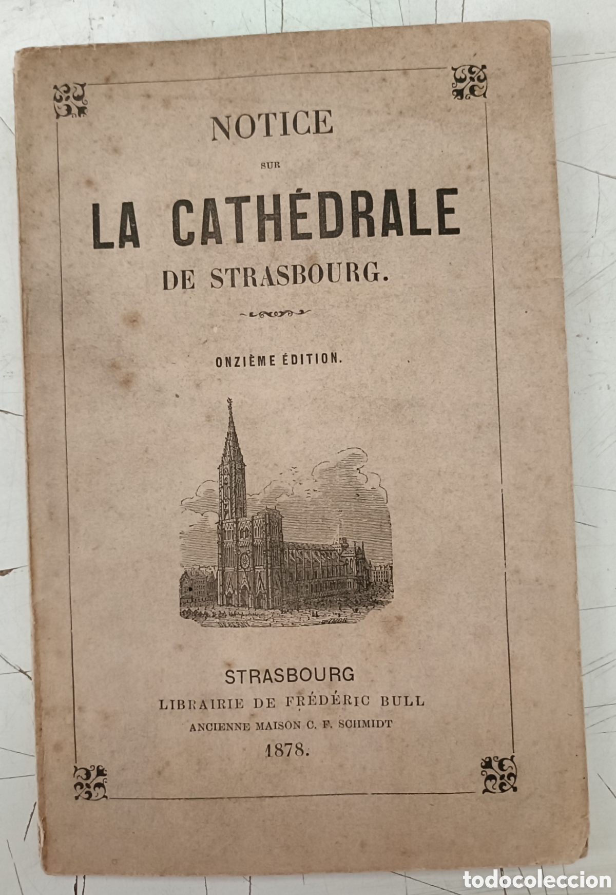 Libros antiguos: Librito. La cathedrale de Strasbourg - Foto 1