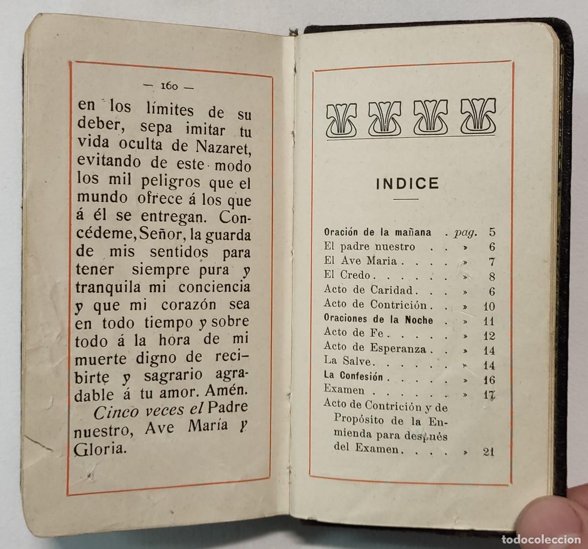 Libros antiguos: ALBA CELESTE. ANTIGUO DEVOCIONARIO. - Foto 4
