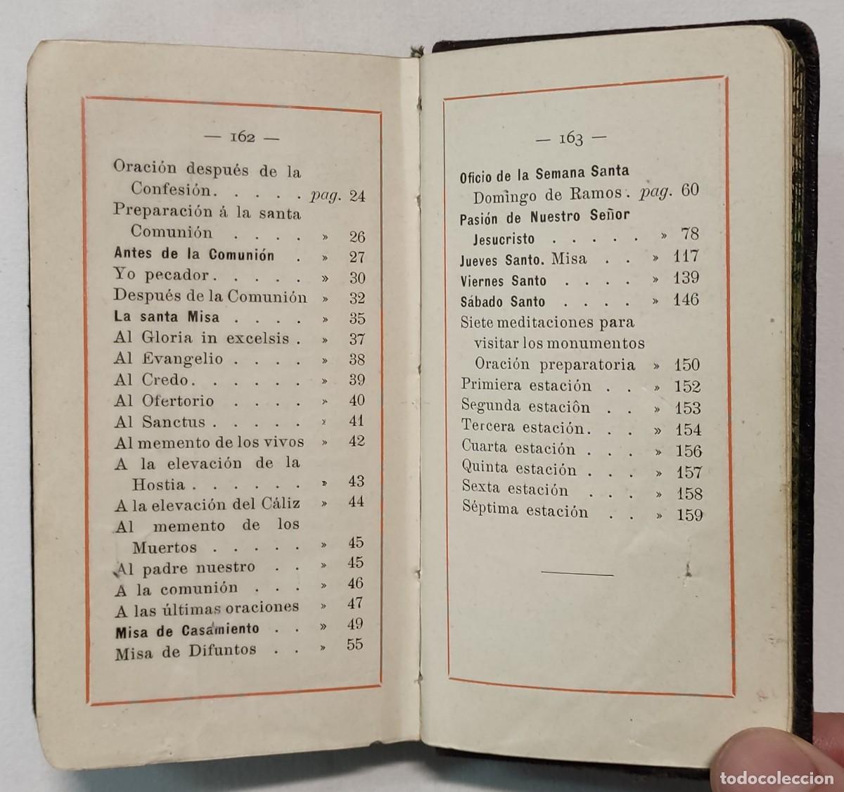 Libros antiguos: ALBA CELESTE. ANTIGUO DEVOCIONARIO. - Foto 5