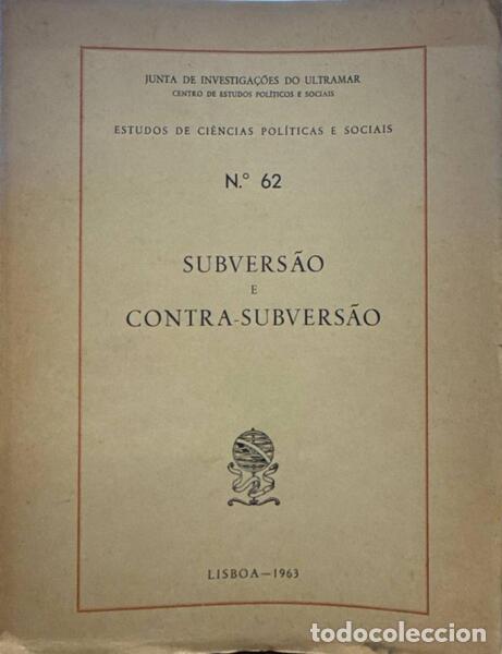 Libros antiguos: SUBVERS&Atilde;O E CONTRA-SUBVERS&Atilde;O. - Foto 1