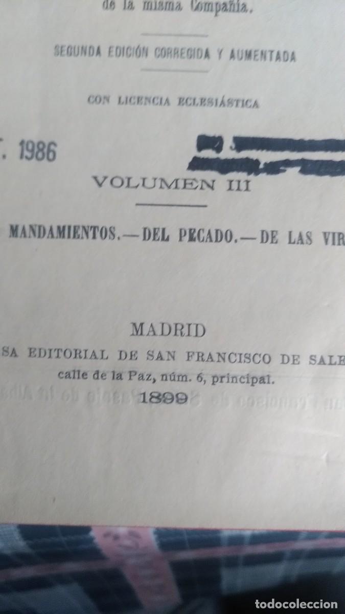 Libros antiguos: Gran Catecismo Cat&oacute;lico - Foto 6