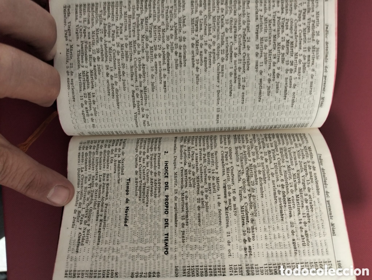 Libros antiguos: misal romano-cotidiano - Foto 8