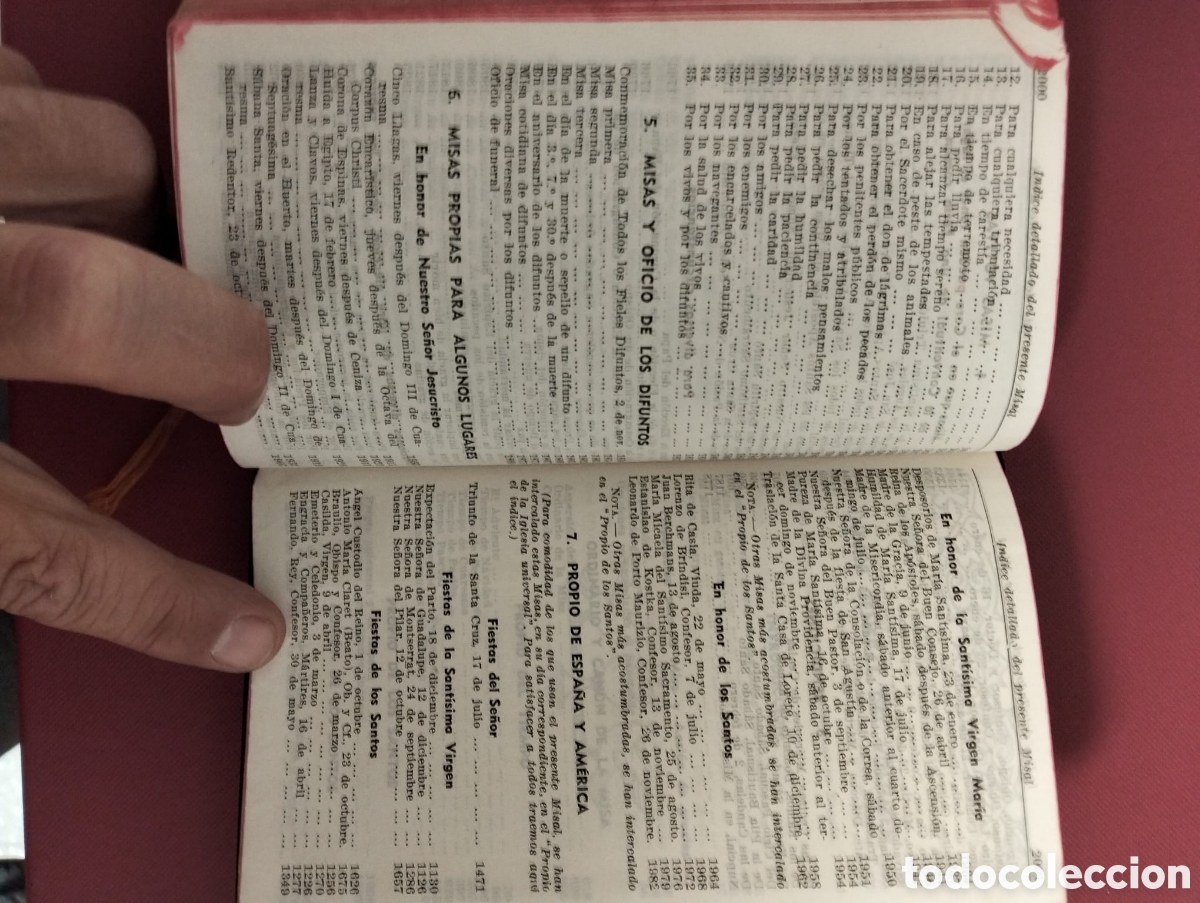 Libros antiguos: misal romano-cotidiano - Foto 9