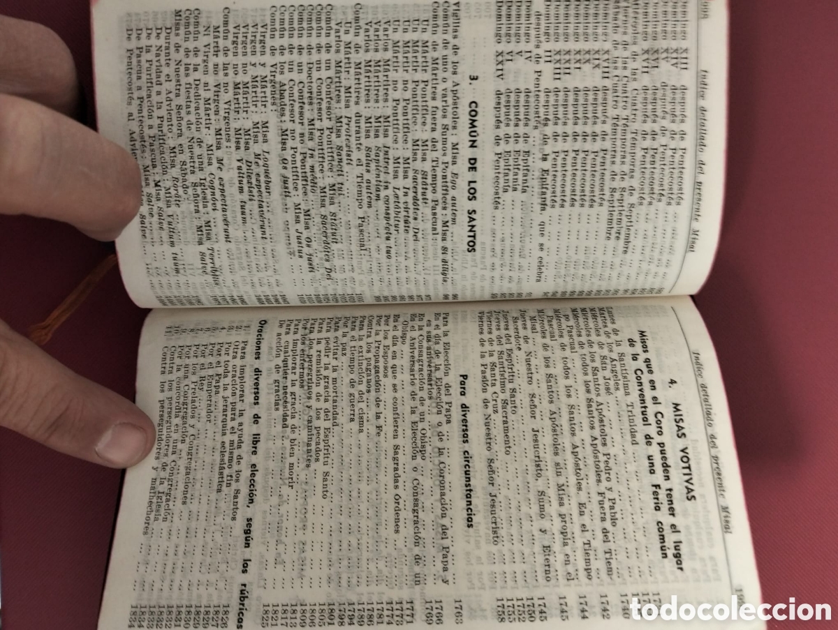 Libros antiguos: misal romano-cotidiano - Foto 12