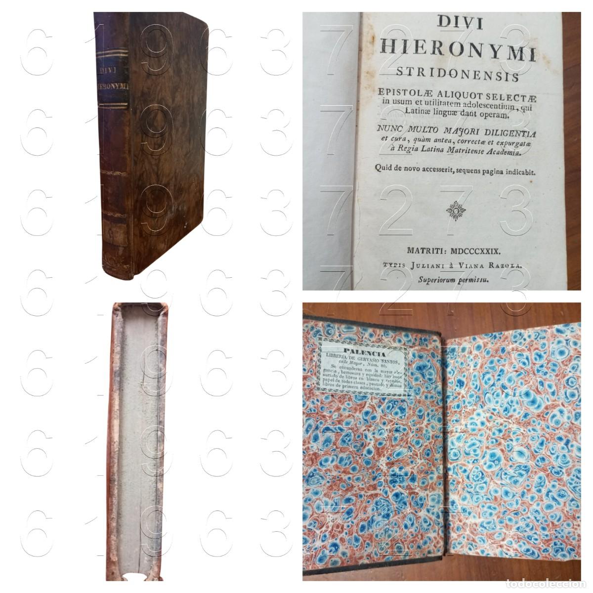 Libros antiguos: SAN JERONIMO DE ESTRIDON EPISTOLAS 1829 W2 - Foto 1