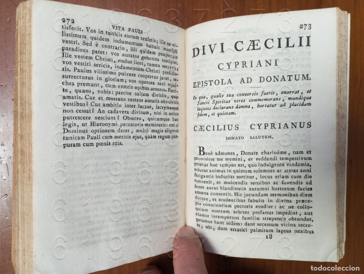 Libros antiguos: SAN JERONIMO DE ESTRIDON EPISTOLAS 1829 W2 - Foto 7