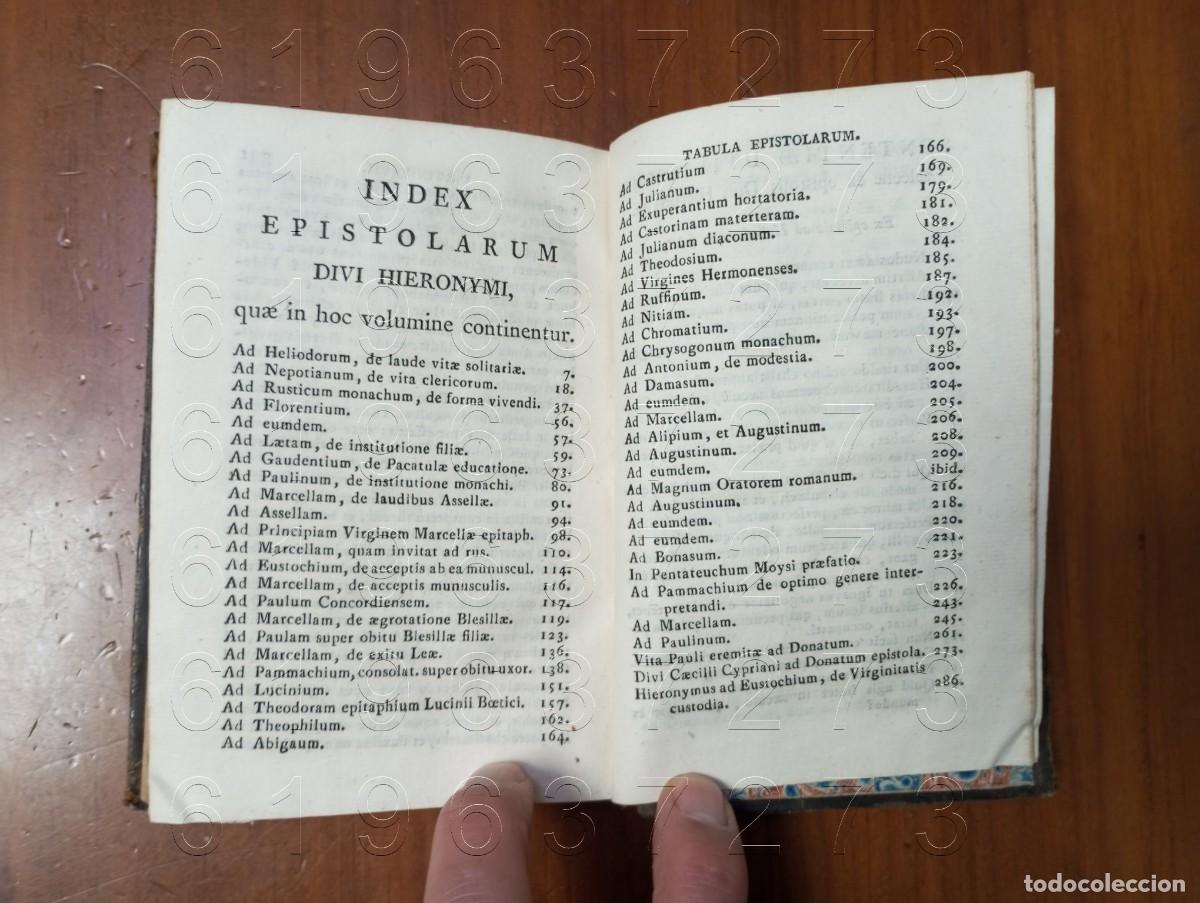 Libros antiguos: SAN JERONIMO DE ESTRIDON EPISTOLAS 1829 W2 - Foto 8