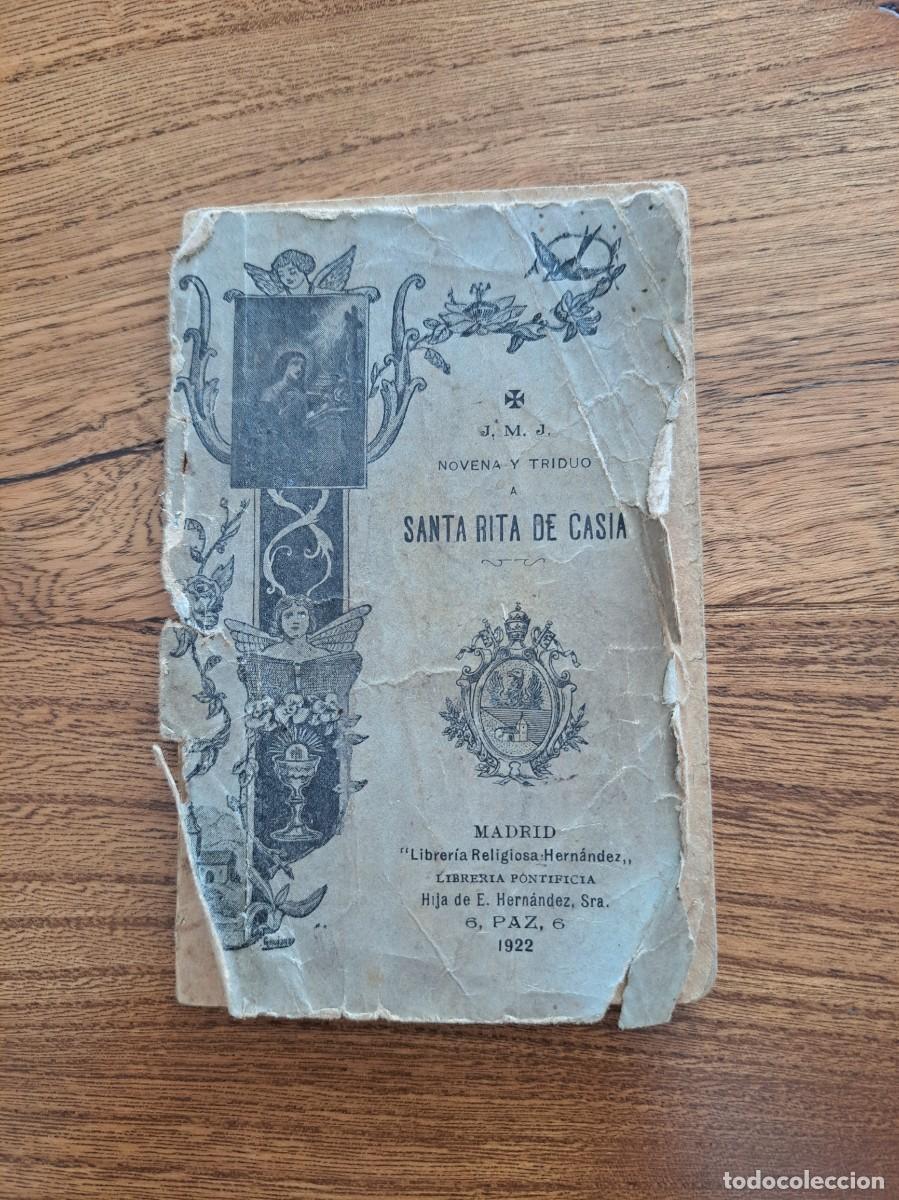 Libros antiguos: NOVENA Y TRIDUO A STA. RITA DE CASIA Madrid, 1922