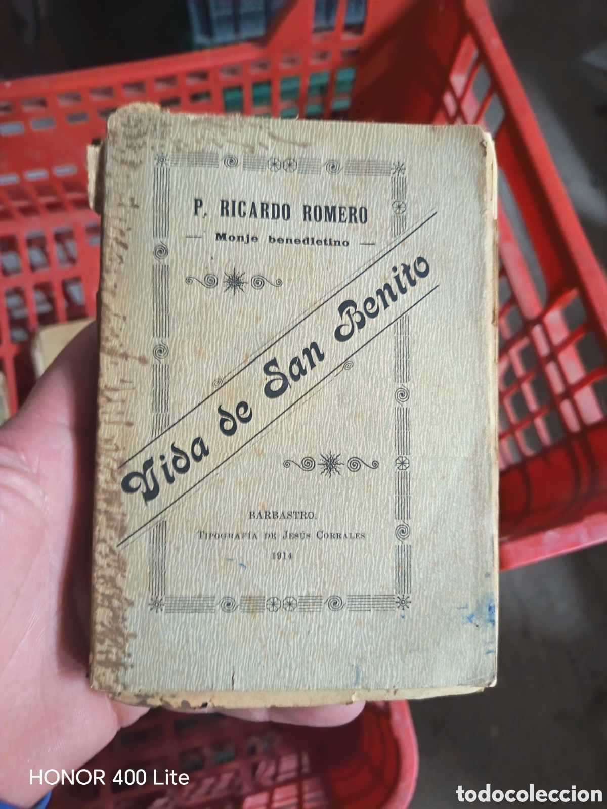 Libros antiguos: VIDA DE SAN BENITO 1914 - Foto 1
