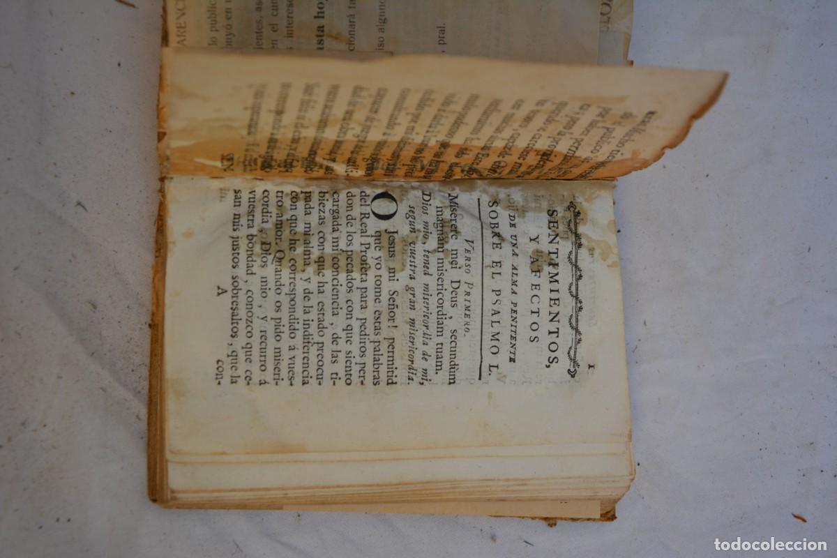 Libros antiguos: Sentimientos, afectos y conversi&oacute;n de una alma a Dios - Foto 3