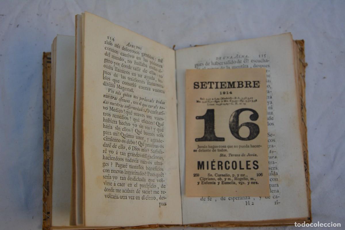 Libros antiguos: Sentimientos, afectos y conversi&oacute;n de una alma a Dios - Foto 4