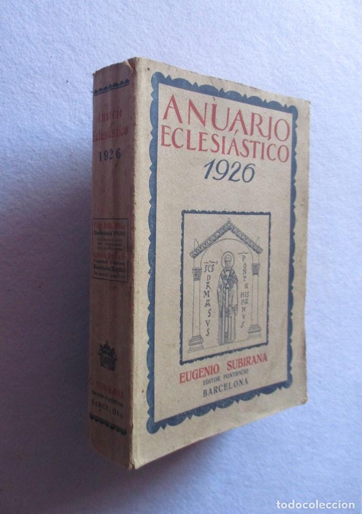 Libros antiguos: ANUARIO ECLESIASTICO 1926 - Foto 1