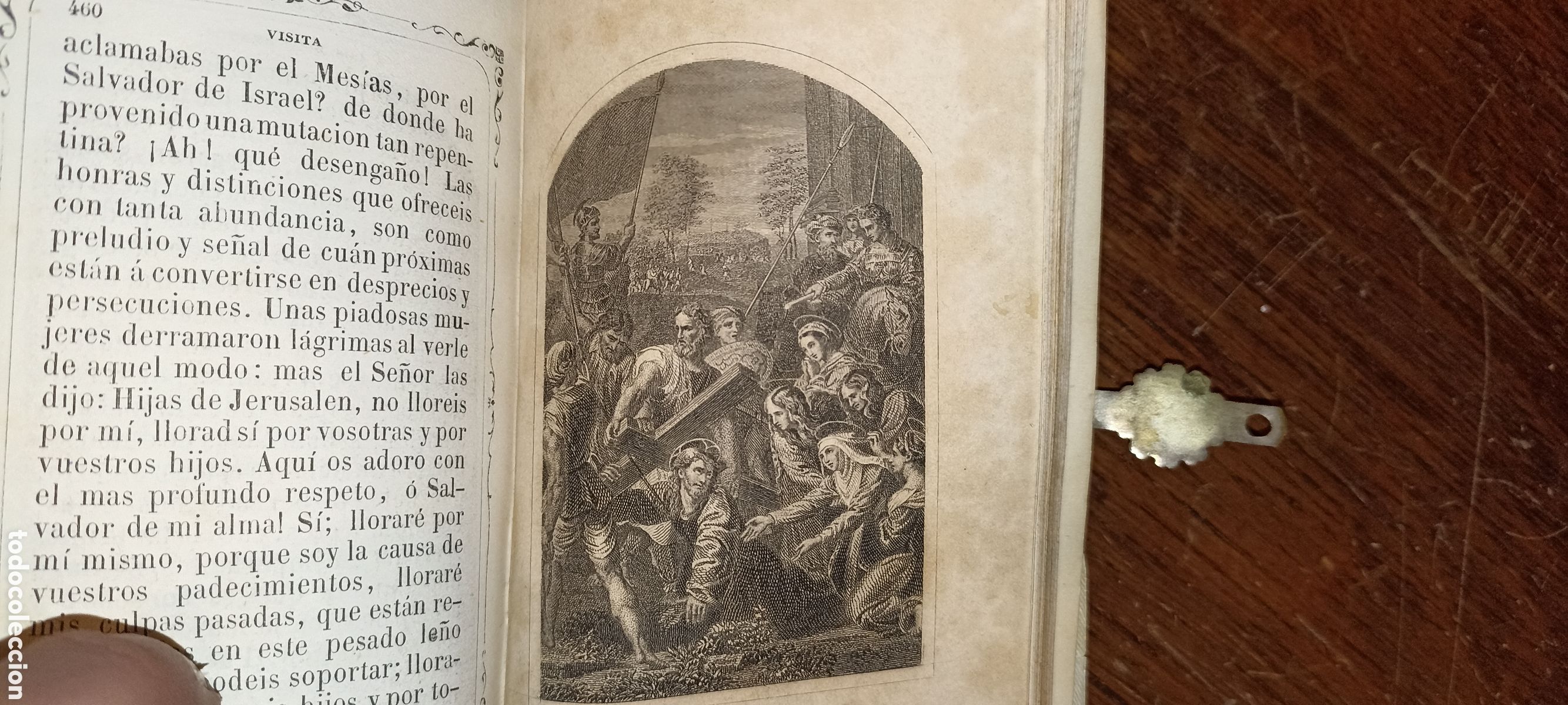 Libros antiguos: Devocionario con tapas de nacar y esmalte siglo XIX - Foto 9