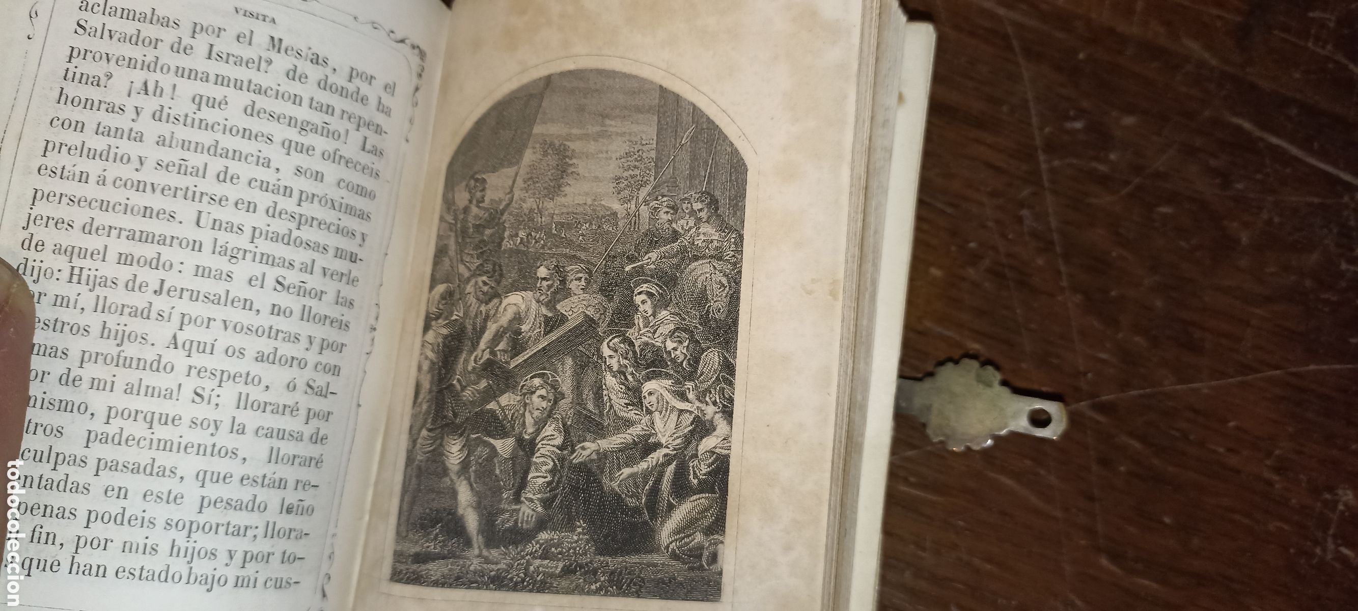 Libros antiguos: Devocionario con tapas de nacar y esmalte siglo XIX - Foto 10