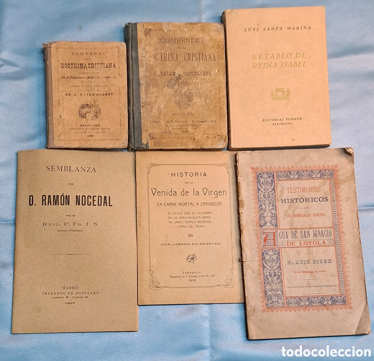 Libros antiguos: Colecci&oacute;n 6 libros religiosos antiguos