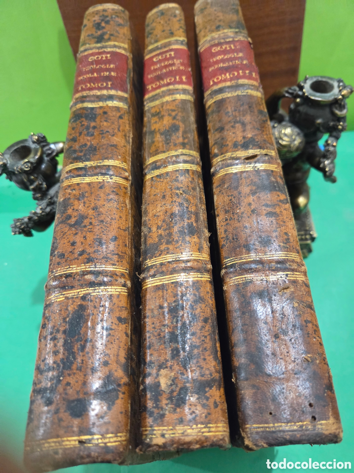 Libros antiguos: &rdquo;&rdquo;THEOLOGIA SCHOLASTICO-DOGMATICA&rdquo;&rdquo;...TRES VOLUMENES..V.L. GOTTI...MDCCXCIII...1793...
