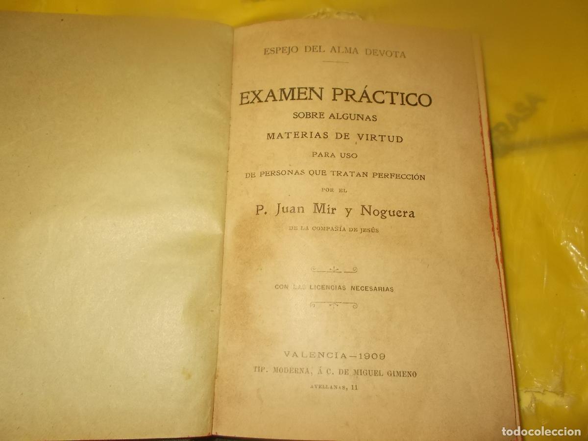 Libros antiguos: Examen pr&aacute;ctico sobre algunas materias de virtud para uso de personas que tratan perfecci&oacute;n