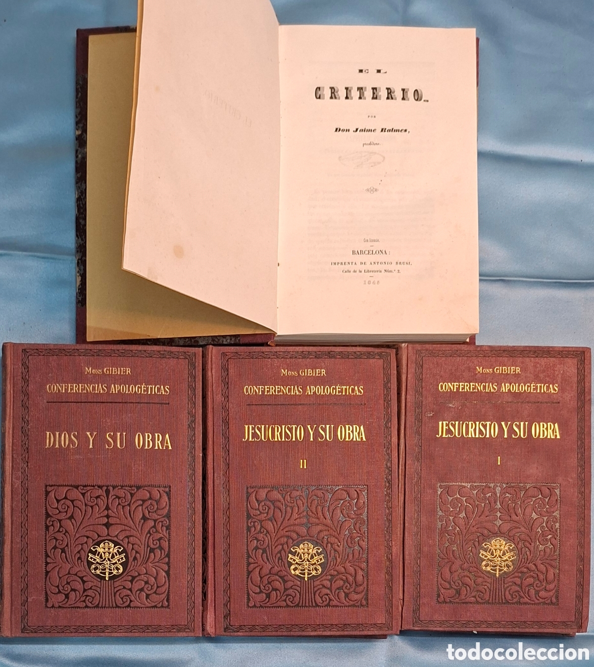 Libros antiguos: Libros antiguos de tem&aacute;tica religiosa y apolog&eacute;tica.