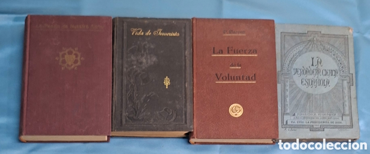 Livres anciens: Lote de 4 libros antiguos religiosos