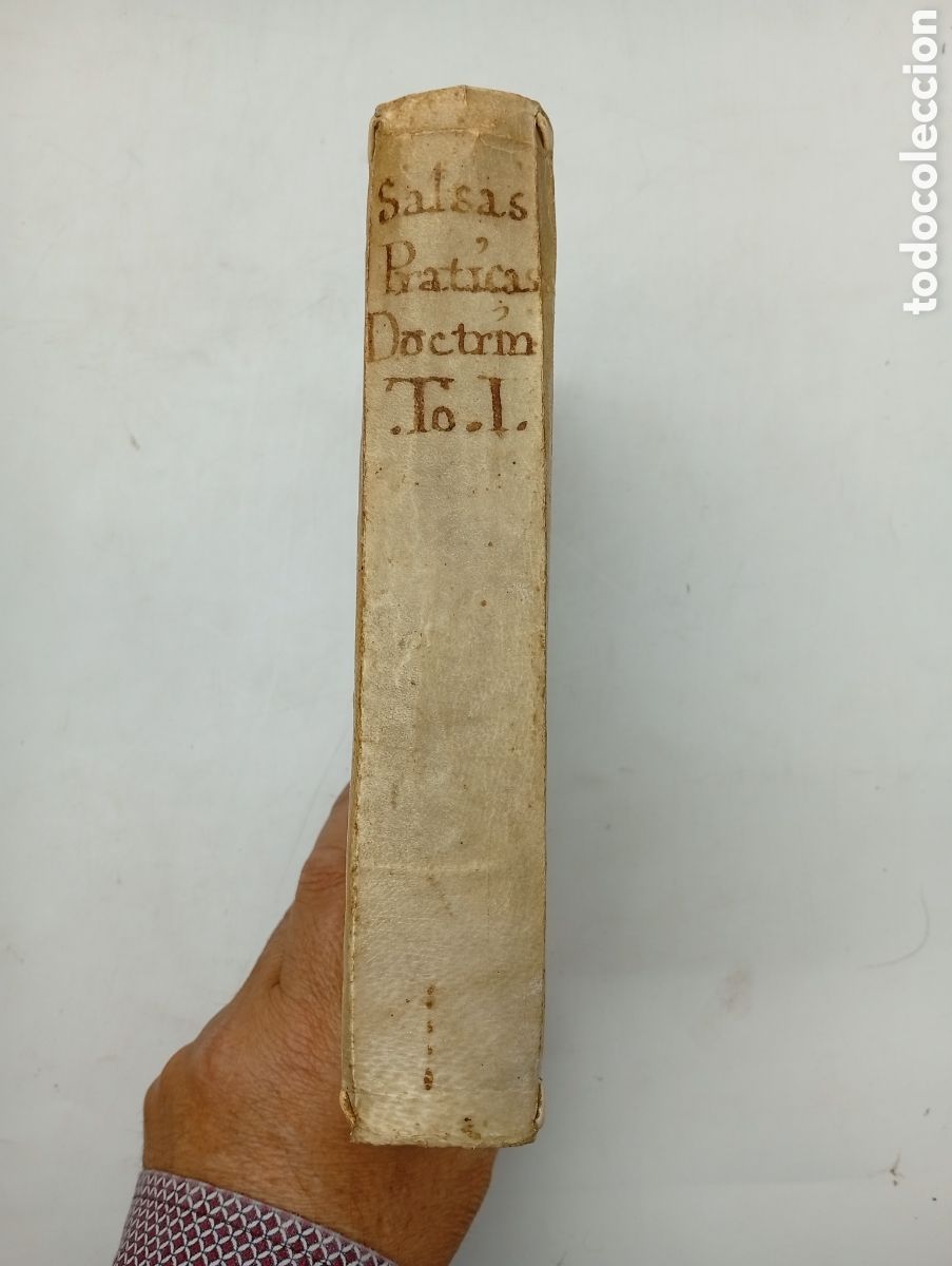 Libros antiguos: Promptuari moral 1754 dedicat Sebasti&agrave; Vict&ograve;ria pr&iacute;ncep Andorra en catal&aacute;n