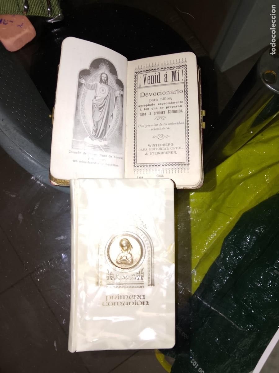 Libros antiguos: 2 Devocionarios para ni&ntilde;os. Primera Comuni&oacute;n